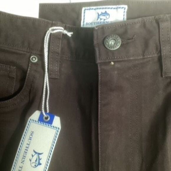 NEW Southern Tide Harbor Pants Sz 32x32 Java  Online 120.00 - Picture 2 of 7